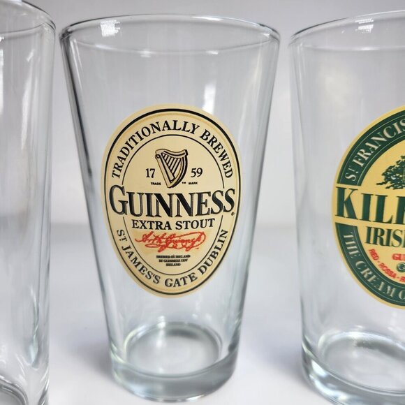 Luminarc Beer Glasses Irish Pub Collection Pub 16 oz. Each Set of 4 Barware - Picture 5 of 15
